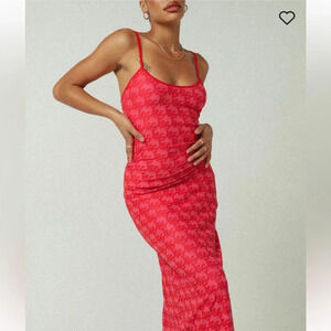 JGR & STN FAE MAXI DRESS PINK